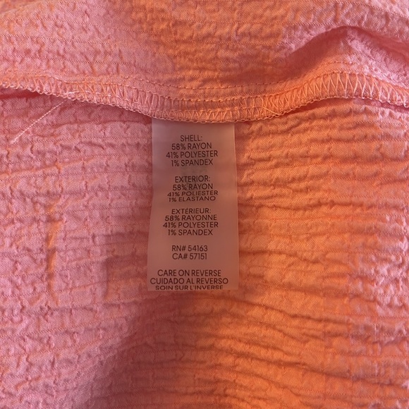 Calvin Klein Dress Rayon Ombre Orange Coral size 4 - Picture 7 of 7